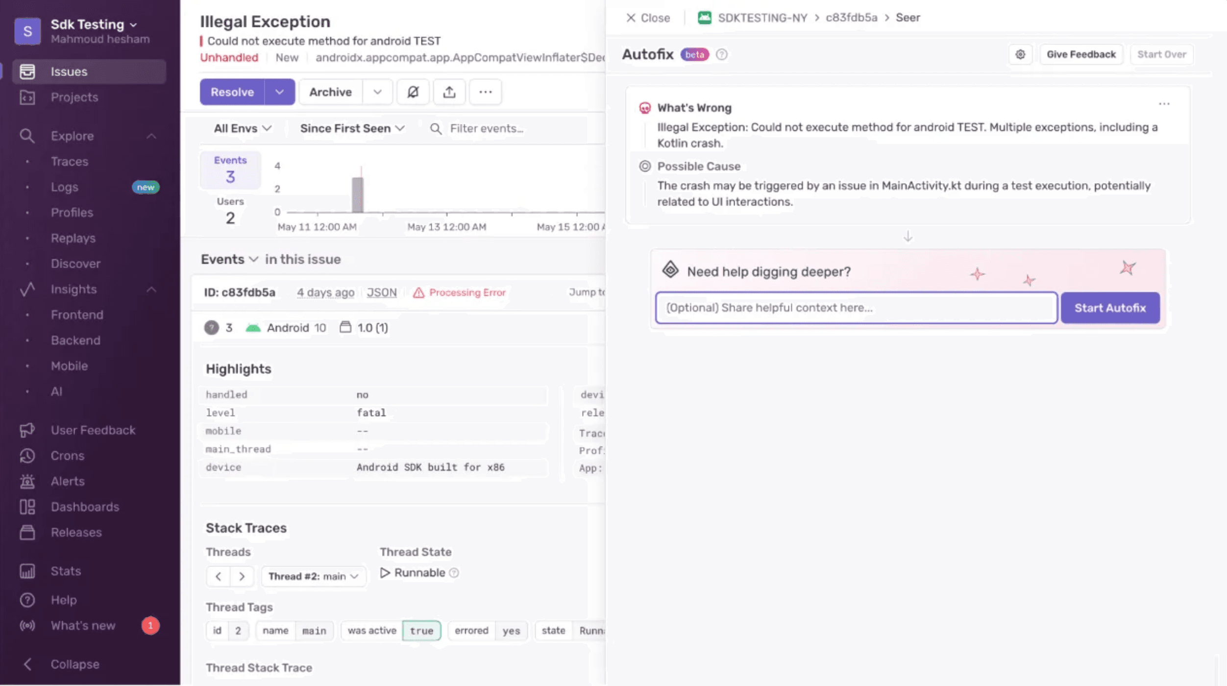 Line-level feedback with PR integration