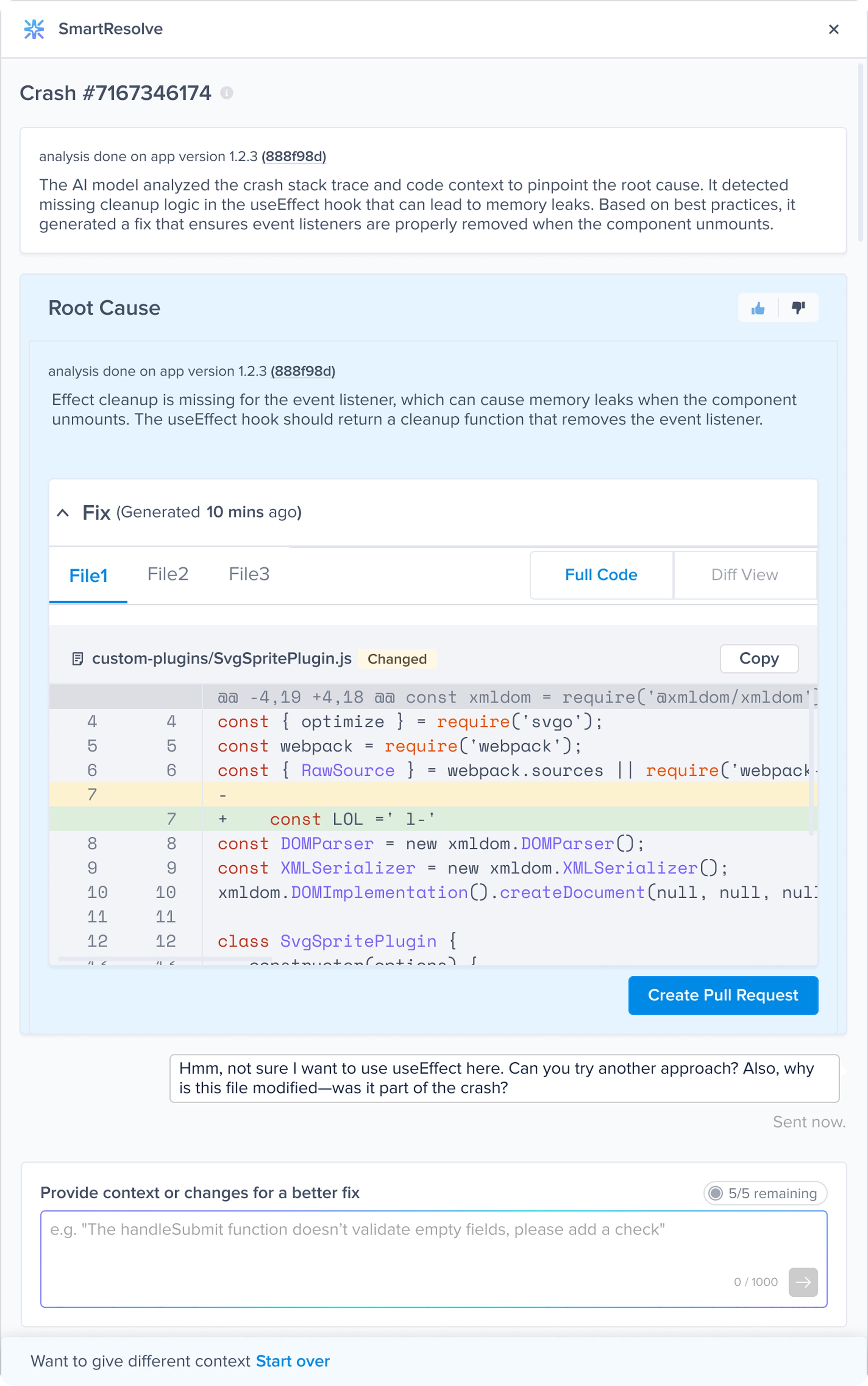 Pivoted from a drawer to inline for focus and future automation